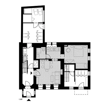 Apartmany Volf - Bozi Dar Exterior photo